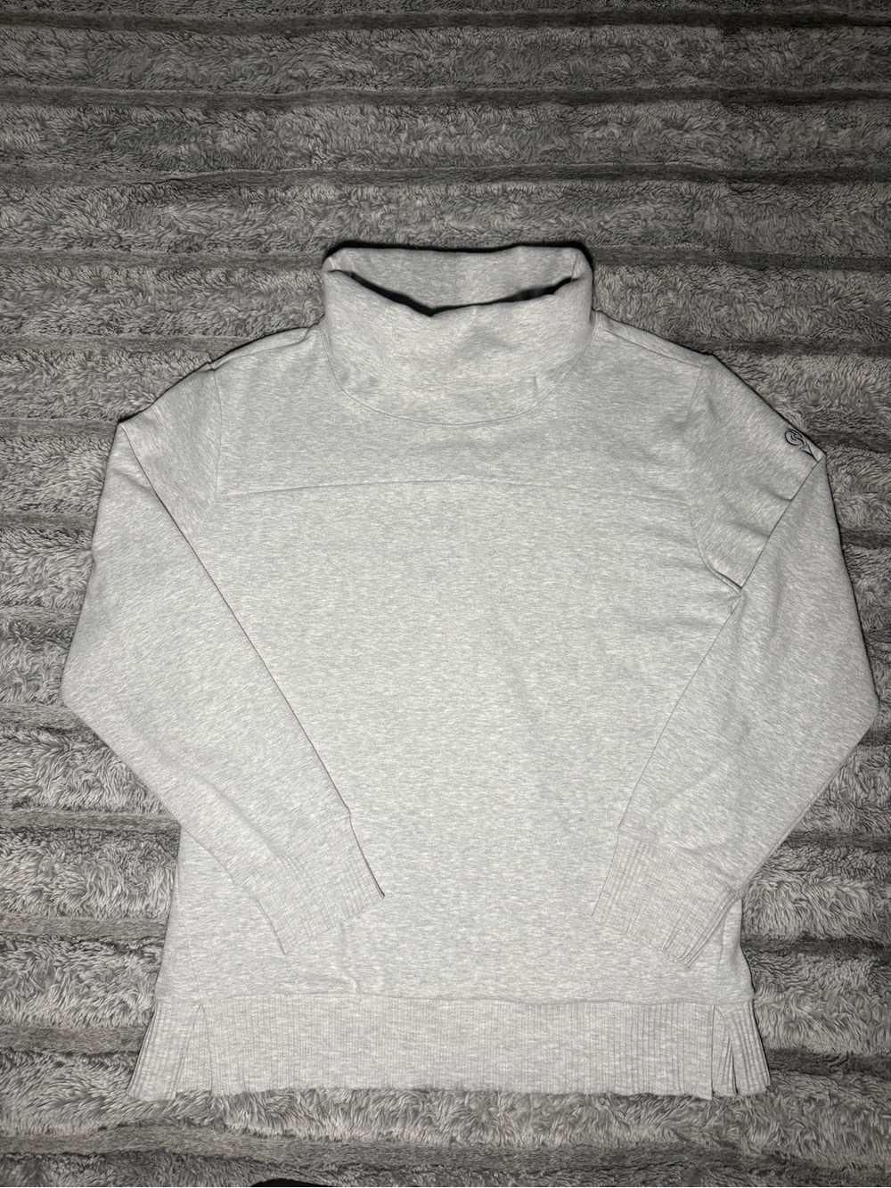 Southern Tide Light Gray Turtleneck Sweater